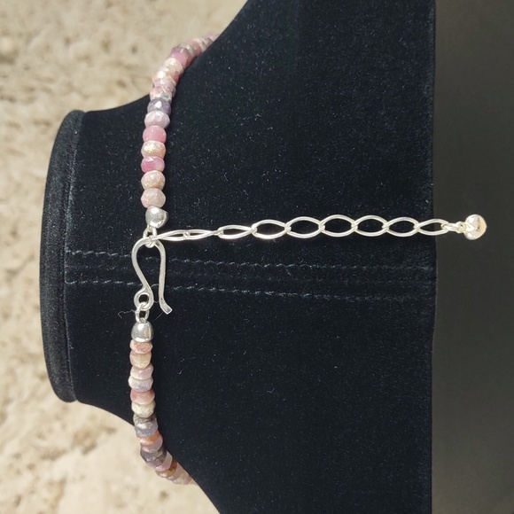 Jay King Faceted Malawi Pink Sapphire Gemstone Necklace - Picture 8 of 8